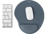 Imoshion Tappetino Mouse Ergonomico - Tappetino Mouse Con Poggiapolsi - 30 X 25 Cm - Blu Foca