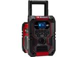 TE-CR 18 Li Dab+/Fm/Bt - Solo, Baustellenradio Rot/Schwarz, Bluetooth, Aux, Usb, Ohne Akku Und LadegeräT