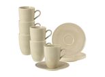 Seltmann Weiden Henkelbecher Mit Untertassen Beat Color Glaze 350 Ml 6Er Set