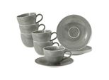 Seltmann Weiden Kaffeetassen Mit Untertassen Beat Color Glaze 260 Ml 6Er Set