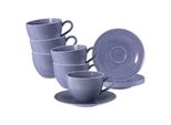 Seltmann Weiden Milchkaffeetassen Mit Untertassen Beat Color Glaze 350 Ml 6Er Set
