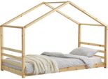 Letto Per Bambini Con Rete A Doghe Casa Letto Legno 90X200 Cm Letto Casa Letto Giovani [It.Casa]