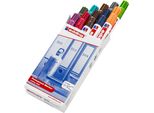 Edding 4-300099 3000 Pennarello Indelebile - Ricaricabile, 1,5 - 3 Mm, 10 Colori Scatola Pieghevole
