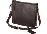 Eastern Counties Borsa Messenger In Pelle EL152 (Taglia Unica) (Marrone)