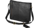 Eastern Counties Borsa Messenger In Pelle EL152 (Taglia Unica) (Nero)