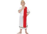 Bristol Novelty - Costume Da "Imperatore Romano"" Per Bambini BN532 (Xl) (Bianco/Rosso/Oro)"