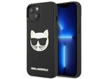 Karl Lagerfeld Klhcp13Sch3Dbk 13 Mini5,4 Czarny/Nero Custodia Rigida 3D In Gomma Choupette