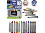 Pastelli Per Il Viso 12 Colori X 2,5 G Kidea