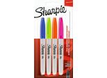 Sharpie 2065403 Marcatore Permanente Sharpie Fine "Fun"", Confezione Blister Da 4 Pz"