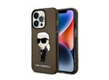 Karl Lagerfeld Klhcp14Xhniktck Custodia Rigida Per Iphone 14 Pro Max 6.7 Nero/Nero Iconic Karl Lagerfeld