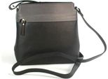 Eastern Counties Leather - Borsa Da Donna "Opal"", Pelle EL418 (Taglia Unica) (Nero/Grigio Scuro)"