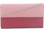 Eastern Counties Leather - Portafoglio In Pelle "Andria"" A Blocchi Di Colore EL359 (Taglia Unica) (Rosa/Blu/Avorio)"