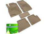 DK0512 - Set Di Tappetini In Gomma Adatto Per Corsa D 2006-2014 Beige