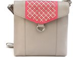 Eastern Counties Leather - Borsa Da Donna "Janie"", Pelle EL387 (Taglia Unica) (Avorio/Rosso)"
