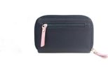 Pelle Delle Contee Orientali - Portafoglio In Pelle "Athena"" EL361 (Taglia Unica) (Blu Navy/Rosa)"