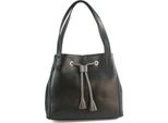 Eastern Counties Leather - Borsa "Keziah"", Pelle EL381 (Taglia Unica) (Nero/Grigio Scuro)"