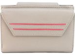Eastern Counties Leather - Portafoglio In Pelle "Kamila"" EL388 (Taglia Unica) (Avorio/Rosso)"