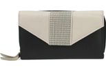 Eastern Counties Leather - Portafoglio In Pelle "Sofia"" EL404 (Taglia Unica) (Nero/Avorio)"