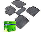 DK1031 - Set Di Tappetini In Gomma Adatti Per 301 Dal 2012-> Grigio