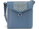 Eastern Counties Leather - Borsa Da Donna "Janie"", Pelle EL387 (Taglia Unica) (Grigio Blu)"