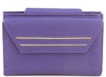 Eastern Counties Leather - Portafoglio In Pelle "Kamila"" EL388 (Taglia Unica) (Viola/Avorio)"