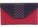 Eastern Counties Leather - Portafoglio In Pelle "Donna"" Con Inserto A Contrasto EL374 (Taglia Unica) (Rosa/Viola)"