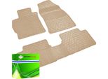 DK1232 - Set Di Tappetini In Gomma Per Auris (E15) 2006-2012 Beige