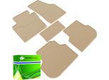 DK1412 - Set Di Tappetini In Gomma Adatti Alla Golf Vii Dal 2012-> Beige
