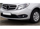 KS1035 - Modanatura Della Griglia Del Radiatore In Acciaio Inox Adatto Per Citan (415) Dal 2013 In Poi