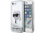 Karl Lagerfeld Klhci8Lnkhch Iphone 7/8/Se 2020 / Se 2022 Srebrny/Argento Custodia Rigida Glitter Karl Head