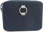 Eastern Counties Leather - Borsa Da Donna "Helen"", Pelle EL432 (Taglia Unica) (Blu Navy/Grigio)"