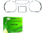 TR10P9N - Anelli Cromati Per Tachimetro Adatto Per Polo Iv (9N) 2001-2005
