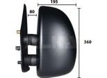 Alkar 9254961 - Specchio Esterno Oe 8149H8, Sinistro Per Jumper, Ducato, Boxer