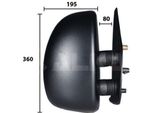 Alkar 9255961 - Specchio Esterno Oe 8149H6, Destro Per Jumper, Ducato, Boxer