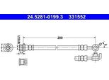 Ate 24.5281-0199.3 - Tubo Freno Oe 46210 1KA1C Per Juke (F15)