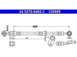Ate 24.5270-0462.3 - Tubo Freno Oe 01466 Sea E00 Per Accord Vii