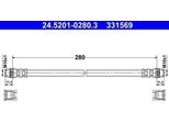Ate 24.5201-0280.3 - Tubo Freno Oe 46 21 072 11R Per Duster, Logan, Sandero, Logan Ii, Sandero Ii (B8), Thalia Iii (L8)
