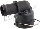Topran 117 168 - Flangia Refrigerante Oe 6R0 122 291 Per A1 (8X), Ibiza (6J, 6P), Toledo Iv (KG3), Fabia Ii (54), Rapid (Nh), Roomster (5J), Polo (6C, 6R)