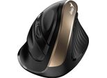 Genius Mouse Ergo 8250S, 1600DPI, 2,4 [Ghz], Ottico, 6Tl., Senza Fili, Nero-Oro, 1 Pz Aa, Verticale