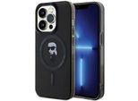 Karl Lagerfeld Klhmp14Xhfcknok Custodia Rigida Per Iphone 14Pro Max 6.7 Czarny/Nero Iml Ikonik Magsafe