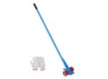Barre A Leva Con Rulli 152,4 Cm - Rompipallet - Capacità Di Carico 4 Tonnellate - Barre A Leva Acciaio Al Carbonio Q235 - Barre A Leva E Demolizione - Sollevatore Di Doghe Con Guanti
