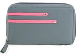 Eastern Counties Leather - Portafoglio In Pelle Da Donna "Gia"" EL478 (Taglia Unica) (Grigio/Rosa)"