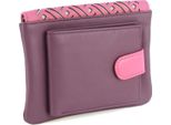 Eastern Counties Leather - Portafoglio In Pelle Da Donna "Luna"" EL482 (Taglia Unica) (Grape/Rose)"