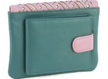 Eastern Counties Leather - Portafoglio In Pelle "Luna"" Da Donna EL482 (Taglia Unica) (Blu Acqua/Rosa)"