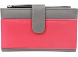 Eastern Counties Leather - Portafoglio In Pelle "Mae"" Per Donna EL477 (Taglia Unica) (Grigio/Melone)"