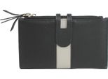 Eastern Counties Leather - Portafoglio In Pelle Da Donna "Ottilie"" EL480 (Taglia Unica) (Nero/Grigio)"
