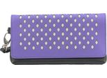 Eastern Counties Leather - Portafoglio In Pelle "Nina"" EL509 (Taglia Unica) (Nero/Viola)"