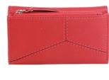Pelle Delle Contee Orientali - Portafoglio In Pelle "Paloma"" Con Motivo A Punti EL541 (Taglia Unica) (Rosso)"