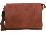 Eastern Counties Leather - Borsa Messenger "Jacob"", Effetto , Pelle EL542 (Taglia Unica) (Marrone Chiaro)"