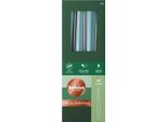 Candele Affusolate Lisce Bolsius - Blu Metallizzato - Set Da 4 Pezzi In Scatola - 24,5 Cm - Candele Decorative Per La Casa - Durata Di Combustione 7 Ore - Senza Profumo - Cera Vegetale Naturale - Senza Olio Di Palma